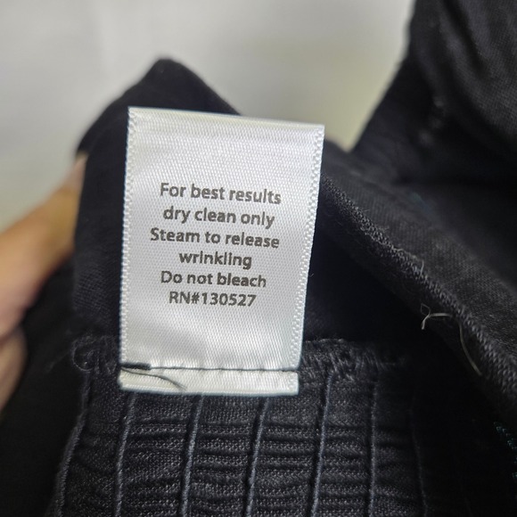 Shore Puff Sleeve Linen Blend Crop Top, Black, Women's‎ Size Small, NWT $110 - Picture 6 of 9